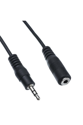 Kulaklık 3.5 Mm Ses Ekleme Uzatma Kablosu 1 Metre