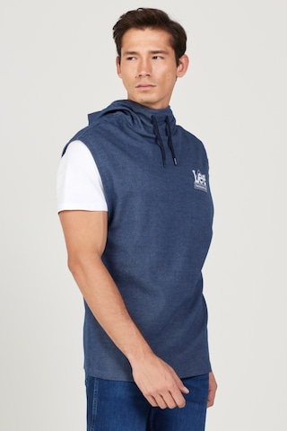 Lee Regular Fit Normal Kesim Kapüşonlu Sıfır Kol Erkek Lacivert Sweatshirt L231252410 Lacivert