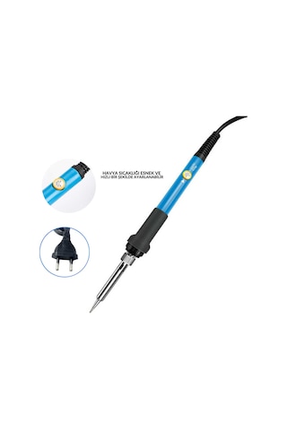 Electrimax 60W Sıcaklık Ayarlanabilir Kalem Havya Lehim Makinesi