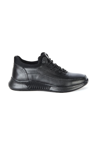 Dropland 8351 Siyah Milano %100 Deri Erkek Casual Ayakkabı Siyah