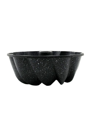 Döküm Göbekli Kek Kalıp Fırıldak Çap: 25cm - Derinlik: 10cm 4741 Altın - Gri
