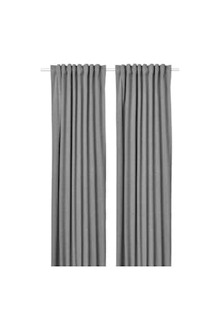 Ikea Rosenmandel Fon Perde 135x300 Cm Gri