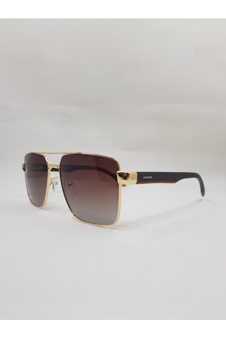 X-eye 6339 C04 Erkek Güneş Gözlüğü 58-15-140 Kahverengi - Leopar