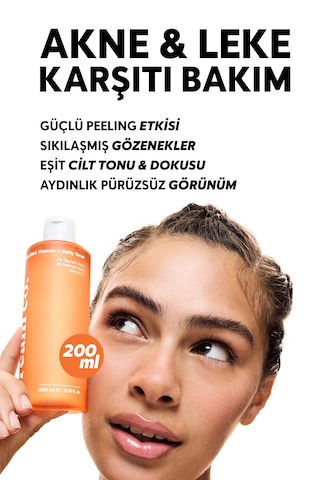 Cream Co. Leke Karşıtı Nemlendirici Krem 50 ML + Aha-Bha Vitamin C Tonik 200 ML