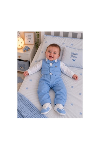 Pugi Baby Pugibaby Erkek Bebek Mevlüt Takımı Mavi Mavi