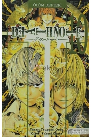 Death Note - Ölüm Defteri 10 - Tsugumi Ooba - Akılçelen Kitaplar