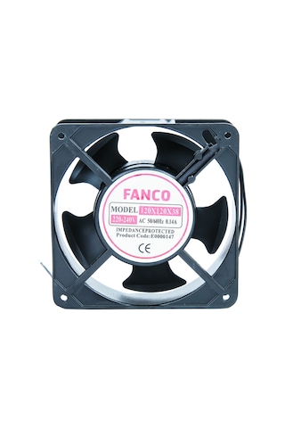 Fanco 12*12*38Mm Kare Fan