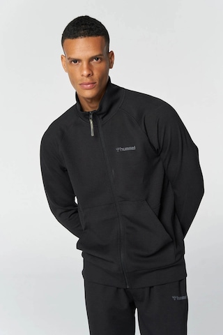 Hummel Evon Zip Siyah Erkek Sweatshirt 921678-2001 Siyah