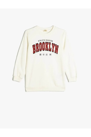 Koton Erkek Çocuk Sweatshirt Ekru 5wkb10049tk 25ky59000142 Y5915