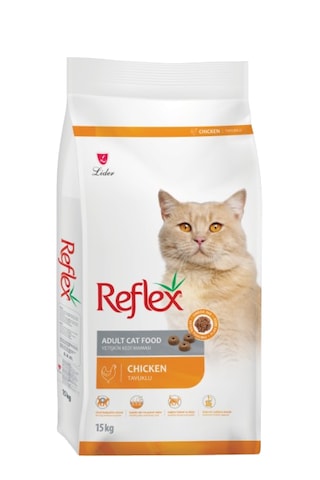 Reflex Tavuklu ve Pirinçli Yetişkin Kedi Maması 15 KG Reflex Tavuklu ve Pirinçli Yetişkin Kedi Maması 15 KG