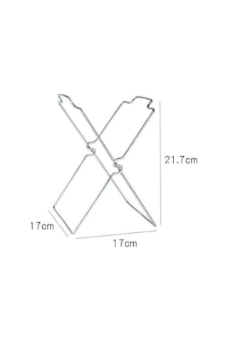 Xiyyadms Paslanmaz Çelik Mutfak Çöp Poşeti Tutucu, Konforlu Tahta Üstü Montajlı, Dayanıklı Ve Rust-önleyici, Gümüş Rengi, 1 Adet