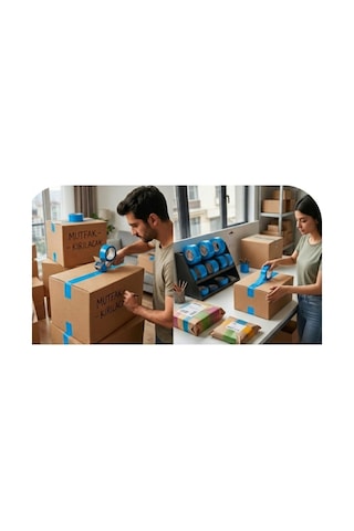 Mavi Koli Bandı 45 Mm 100 Mt 1 Adet