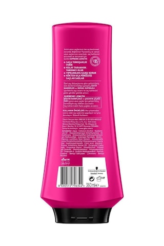 Gliss Supreme Length Uzun Saçlara Özel Saç Kremi 360 ml x 2 Adet