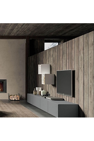 oy Tv Ünitesi Joy Sehpası Alt Modülü Gri 240 Cm Mdf