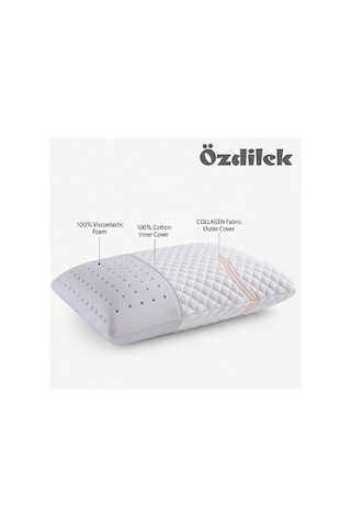 Özdilek Visco Collagen Ortopedik Yastık 40x60x13 Beyaz