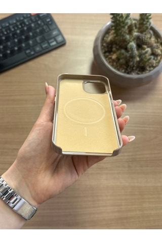 Apple Uyumlu iPhone 11 Stylus Silikon Kılıf Bej