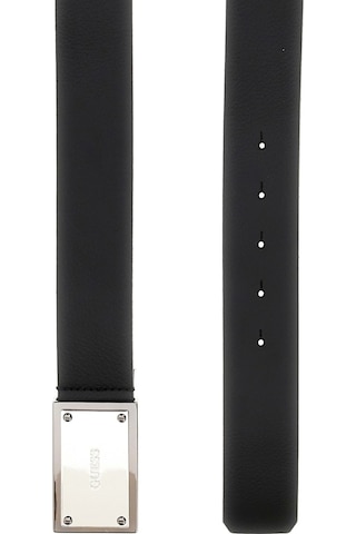 Guess Access Erkek Siyah Ayarlanabilir Deri Kemer Bm7846p5440-bsı Siyah