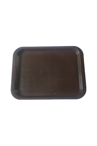 10 Adet Kaymaz Servis Tepsisi ABS Plastik 36x27 cm SelfServis