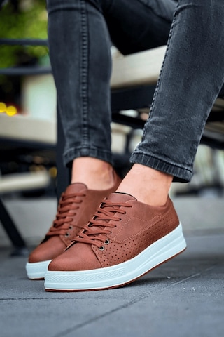 Natural Shoes Mn043 - Cbt Cowien Erkek Ayakkabi Taba Taba