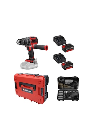Einhell TP-CD 18/60 Li-ı Bl Solo Akülü Vidalama + 2x4AH Akü + 103 Parça Uç Seti Çanta Dahil HBCV0000AI6YHK