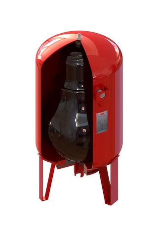 Hex 100 L 10 Bar Dik Ayaklı Manometreli Hidrofor Genleşme Tankı