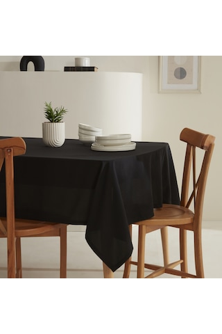 Karaca Home Belle Dertsiz Masa Örtüsü Siyah Siyah