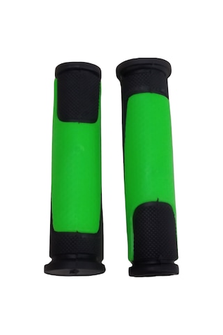 KNT 2 Renkli Bisiklet Elciği Pvc Silikon Yeşil Siyah Renk 125 mm Yeşil - Siyah