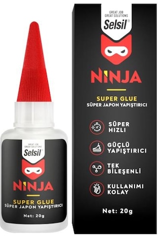 Selsil Ninja Genel Amaçlı Japon Yapıştırıcı 20 Gr. - 5 Adet