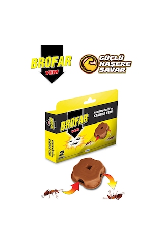 Karınca Yemi Brofar 2 Adetli Paket Hamam Böceği Ve Karınca Yemi