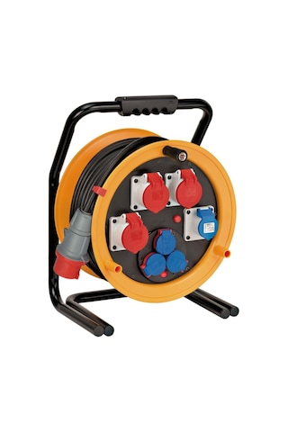 Brennenstuhl Brobusta Cee Girişli Dış Mekan Kullanımına Uygun Ip44 Lisanslı 40 Metre Makaralı Kablo H07rn-f 5g2.5