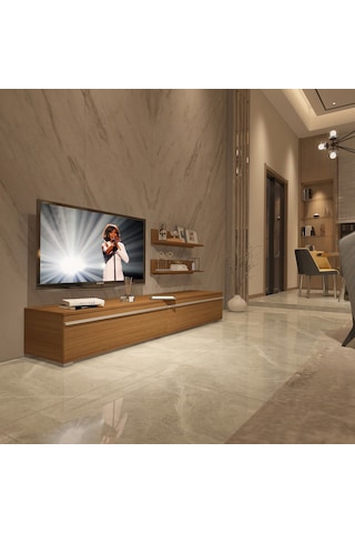 Decoraktiv Eko 4 Mdf Std Tv Ünitesi Tv Sehpası Ceviz
