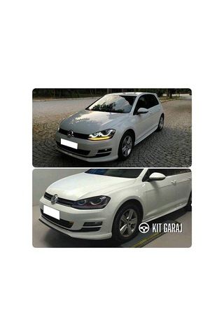 Kit Garaj Volkswagen Golf 7 Sportline 2012-2017 Ön Tampon Ek Şıklık & Aerodinamik Tasarım Boyası