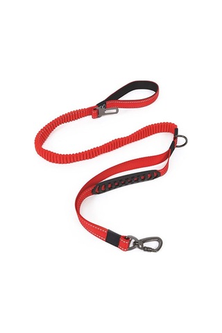 M-pets Flex Pro Multifonksiyonel Köpek Gezdirme Kayışı Kırmızı 120-170 Cm 244-58049.01 Çok Renkli