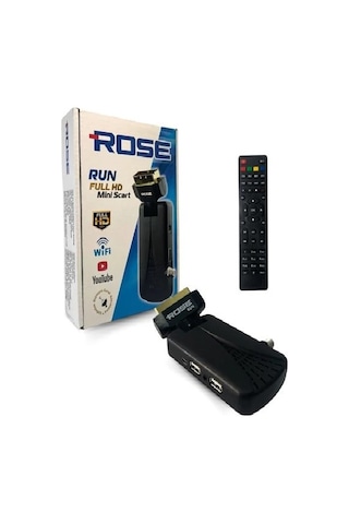 Rose Run Full HD Kumandalı Scart Uydu Alıcısı