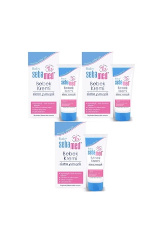 Sebamed Bebek Kremi 200ml Ekstra Yumuşak 3 Lü Set