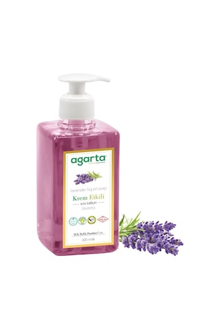 Agarta Doğal Krem Etkili Lavanta Sıvı Sabun 400 ML
