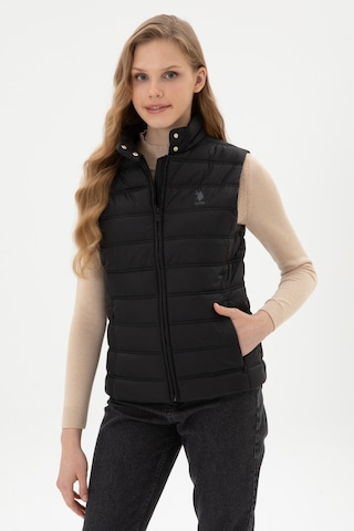 U.s. Polo Assn. Kadın Siyah Yelek Dokuma 50311989-vr046 Siyah
