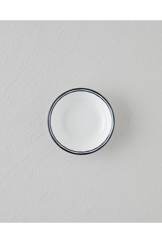 English Home Black Lines Porselen Çerezlik 11 Cm Siyah - Beyaz Siyah - Beyaz