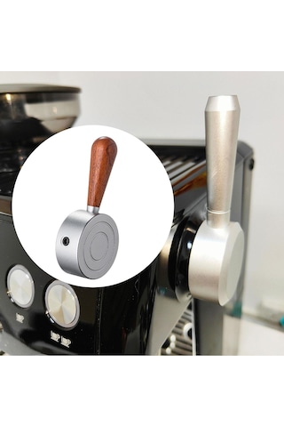 Homyl Espresso Makinesi Buhar Kolu Sağlam Anahtarı Düğmesi Gümüş