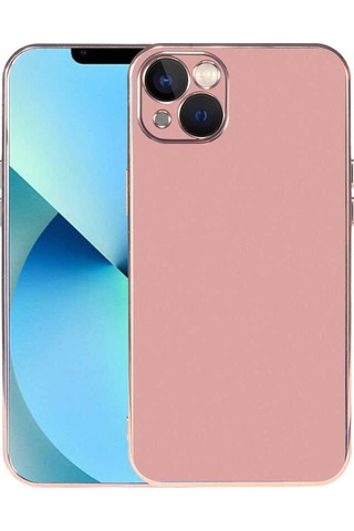 Apple Uyumlu iPhone 13 Kılıf Zore Viyana Yüzeyi Buzlu Transparan Tasarım Kılıf