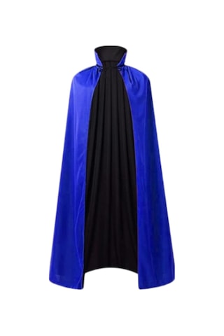 Suntek Cadılar Bayramı Pelerini Cadı Yumuşak Siyah-mavi-75cm