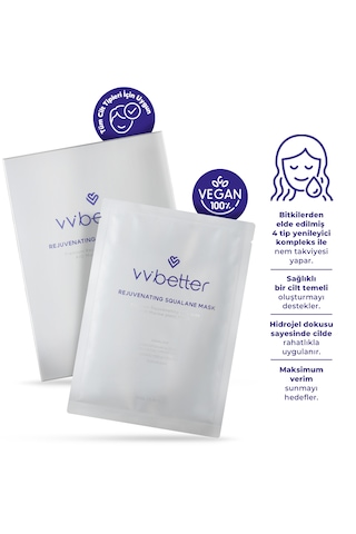 Vvbetter Rejuvenating Squalane Mask Yüz Maskesi Kore 5'li