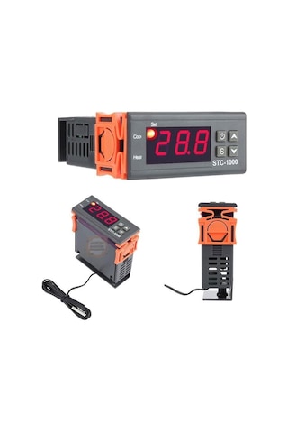Stc-1000 220v Ekranlı Dijital Termostat Sıcaklık Kontrol Cihazı