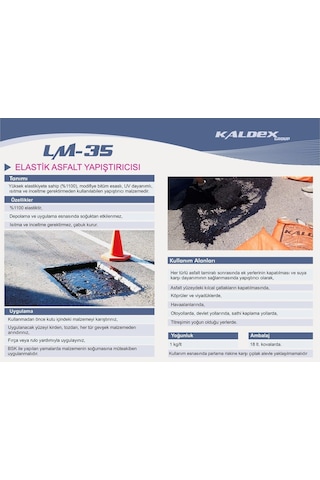 Asfalt Yapıştırıcısı Lm-35 18Lt
