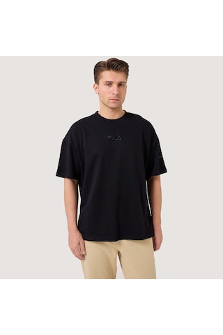 Siyah Fila Erkek T-shirt Delgado Fam0564 Siyah