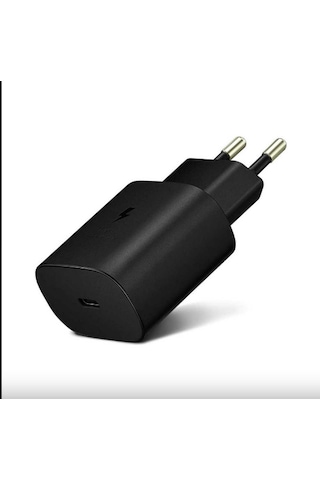 Xaomi Samsung Uyumlu Fp-ta800n 25w Super Fast Type-c Çıkışlı Şarj Adaptörü Siyah