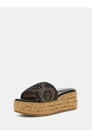 Guess Binata Kadın Terlik Fljbıafal04 Siyah
