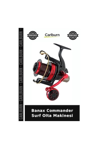 Özel Seri Banax Commander Surf Olta Makinesi Akarsu Avı Aksesuar Ekipman