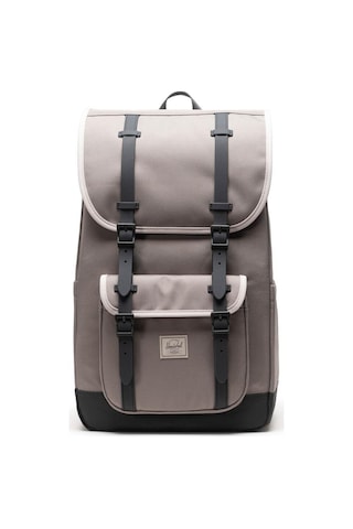 Herschel Supply Co. Little America 16"inç Laptop Uyumlu Sırt Çantası, Su İtici Kumaş, 30 L-13156 Taş Gri/füme