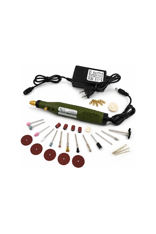 18v Ayarlanabilir Hızlı Mini Gravür Ve Taşlama Makinesi Seti 3000-18000 Rpm, 0.5-3.2 Mm Mandren, Çok Amaçlı Rotary Tool